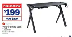 Officeworks Typhoon Viper Gaming Desk 1200mm offer