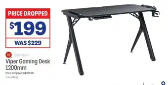 Typhoon Viper Gaming Desk 1200mm