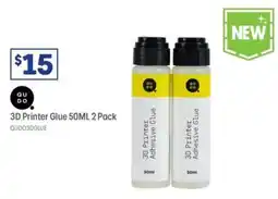 Officeworks QuDo 3D Printer Adhesive Glue offer