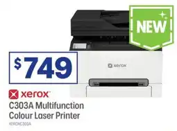 Officeworks Xerox C303A Multifunction Colour Laser Printer offer