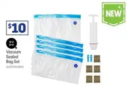 Officeworks Qu do Vacuum Sealed Bag Set offer