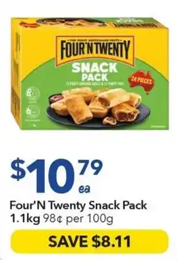 Ritchies Four'n Twenty Snack Pack offer