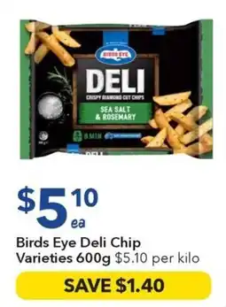Ritchies Birds Eye Deli Chip Varieties offer