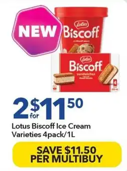 Ritchies Lotus Biscoff Ice Cream Varieties offer