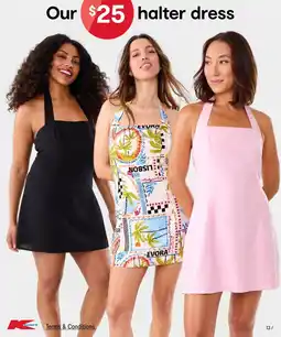 Kmart Our $25 halter dress offer