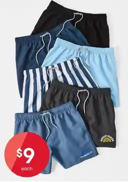 Kmart Oceanside Co. swim trunks offer