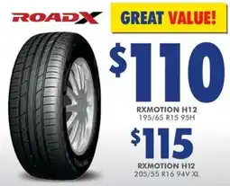 Bob Jane T-Marts RoadX RXMOTION H12 offer