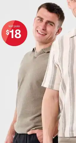 Kmart Knit polo offer