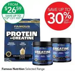 Terry White Famous Nutrition Protein + Creatine offer
