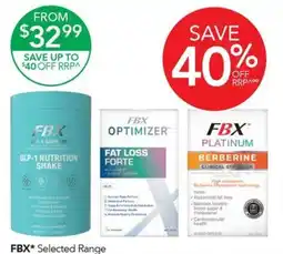 Terry White FBX GLP-1 Nutrition Shake offer