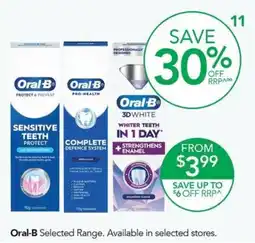 Terry White Oral-B Selected Range offer