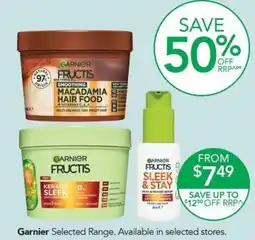 Terry White Garnier Fructis Macadamia Hair Food offer