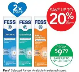 Terry White Fess Selected Range offer