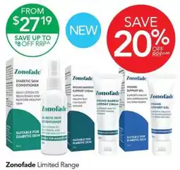 Terry White Zonofade Limited Range offer