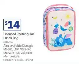 Officeworks Licensed Rectangular Lunch Bag offer
