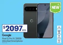 Officeworks Google Pixel 11 Pro XL 256GB Unlocked Smartphone offer