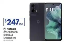 Officeworks motorola G35 5G 128GB Unlocked Smartphone offer
