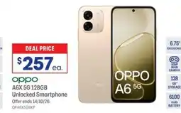 Officeworks OPPO A6X 5G 128GB offer