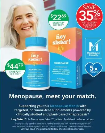 Hey Sister! Life Menopause