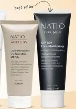 Terry White Natio Ageless Daily Moisturiser UV Protection SPF 50+ offer