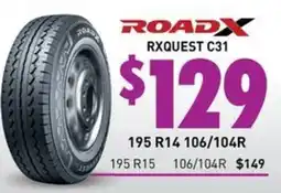 Bob Jane T-Marts RoadX RXQuest C31 offer