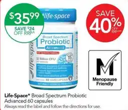 Terry White Life-Space Broad Spectrum Probiotic Advanced offer