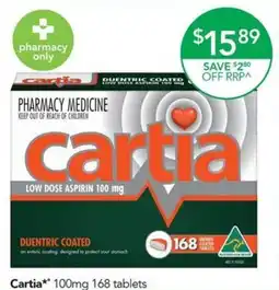 Terry White Cartia 100mg offer