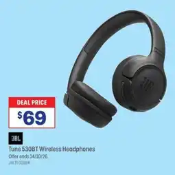 Officeworks JBL Tune 530BT Wireless Headphones offer