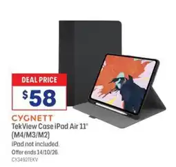 Officeworks Cygnett TekView Case iPad Air 11" offer