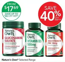 Terry White Nature's Own Glucosamine Sulfate offer