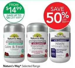 Terry White Nature's Way Selected Range offer