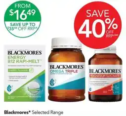 Terry White Blackmores Omega Triple offer