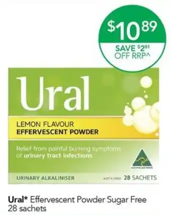 Ural Effervescent Powder Sugar Free