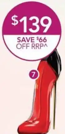 Terry White Red High Heel Shoe offer