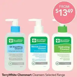 Terry White TerryWhite Chemmart Cleansers Selected Range offer