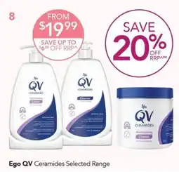 Terry White Ego QV Ceramides Selected Range offer