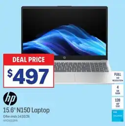 Officeworks hp 15.6" N150 Laptop offer