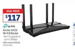 Officeworks tp-link Archer AX23 Wi-Fi 6 Router offer