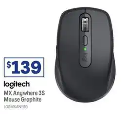 Officeworks logitech MX Anywhere 3S Mouse Graphite offer