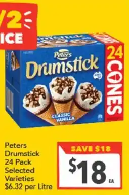 Supa Valu Peters Drumstick Selected Varieties offer