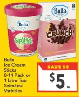 Supa Valu Bulla Ice Cream Sticks offer