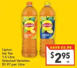 Supa Valu Lipton Ice Tea offer