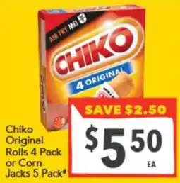 Supa Valu Chiko Original Rolls offer