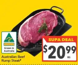Supa Valu Australian Beef Rump Steak offer