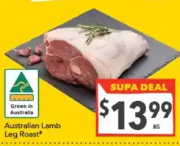 Supa Valu Australian Lamb Leg Roast offer