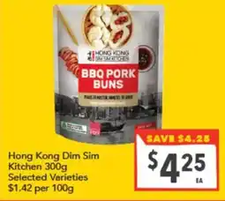 Supa Valu Hong Kong Dim Sim Kitchen BBQ Pork Buns offer