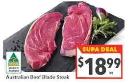 Supa Valu Australian Beef Blade Steak offer