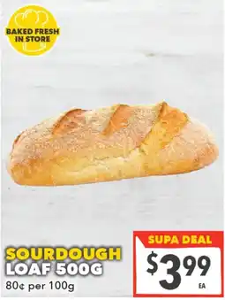 Supa Valu Sourdough Loaf offer