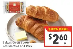Supa Valu Bakers Oven Butter Croissants offer