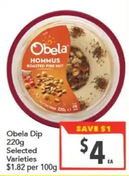 Supa Valu Obela Dip offer